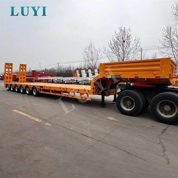 6 Axle Extendable Low Bed Trailer suppliers