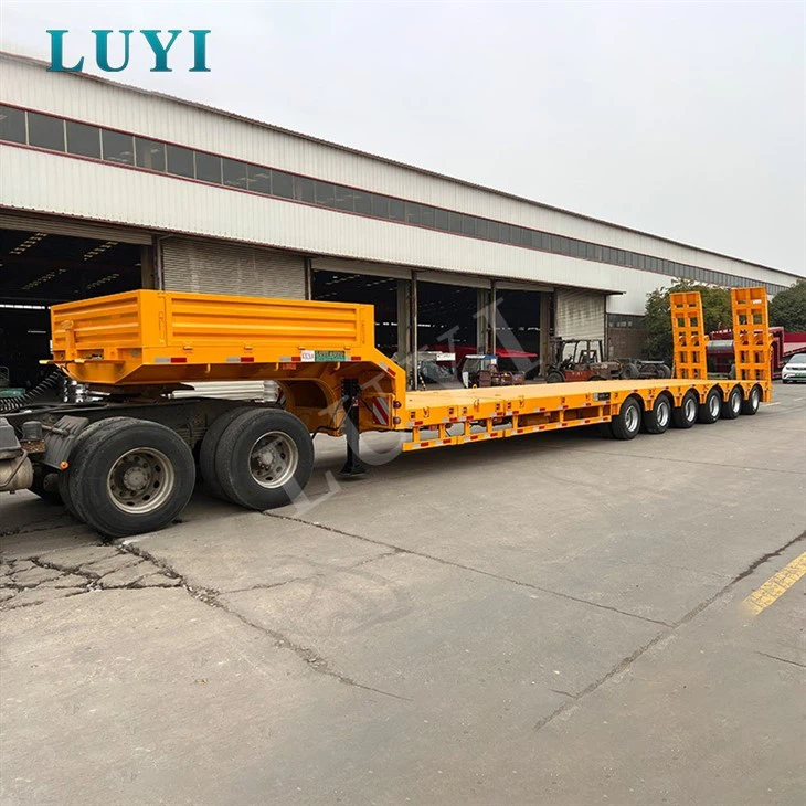 6 Axle Extendable Low Bed Trailer price
